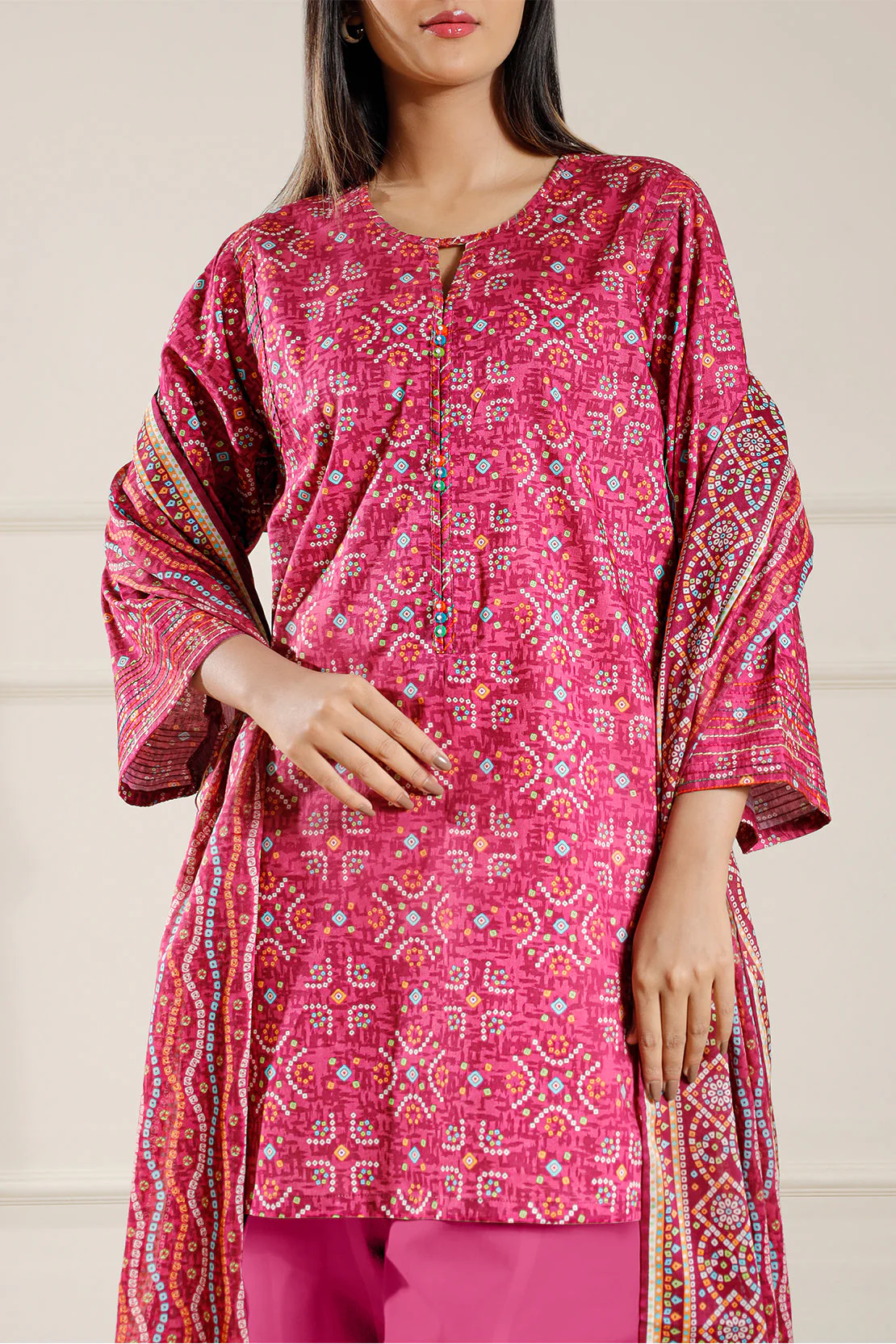 Unstitched Printed Lawn 3 Piece - Image 6