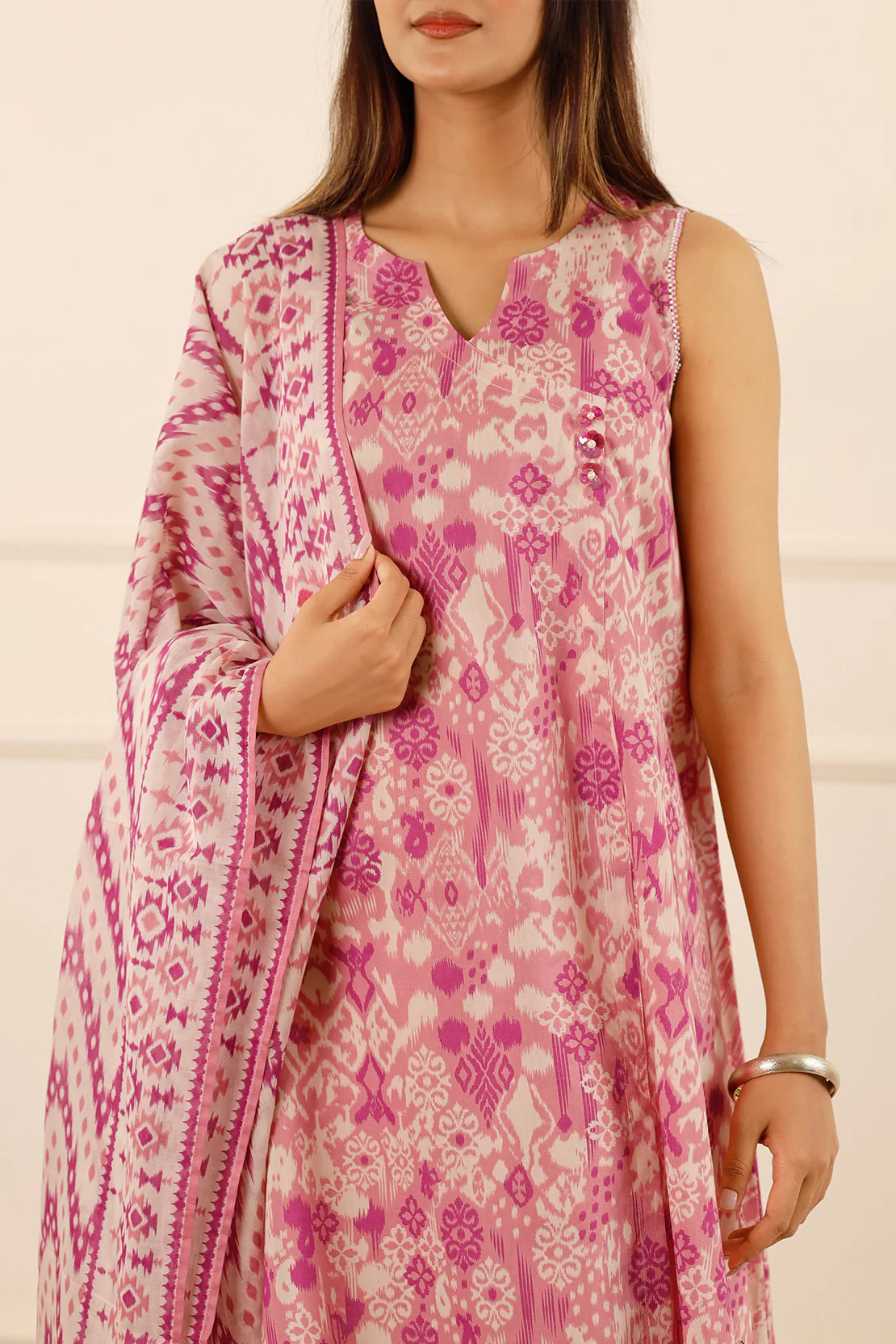 Unstitched Printed Lawn 3 Piece - Image 2