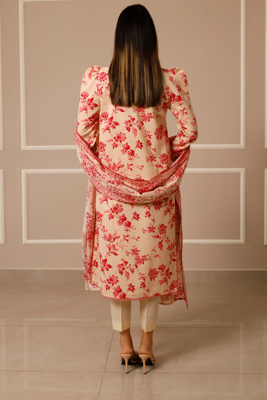 Unstitched Printed Lawn 3 Piece - Image 3