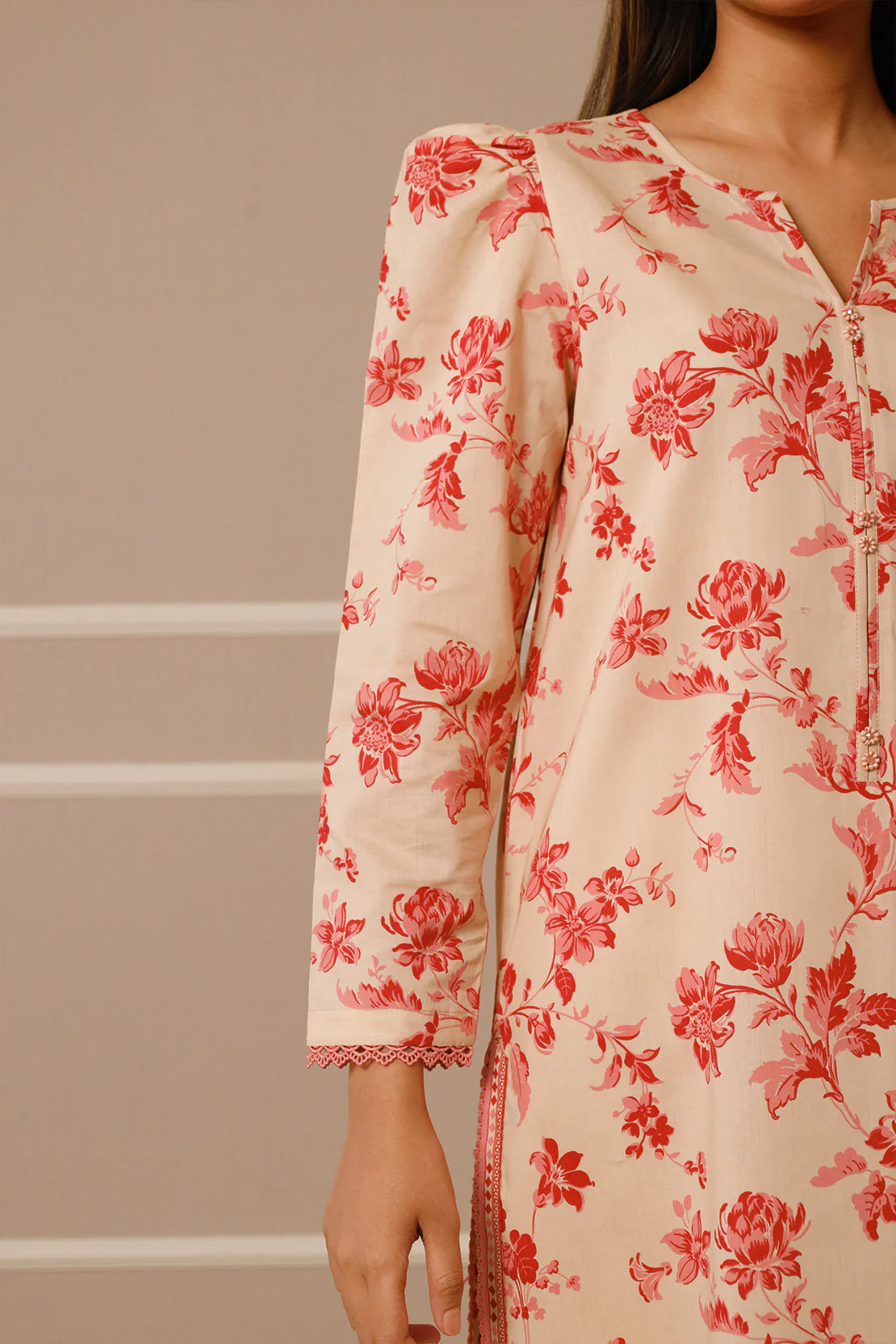 Unstitched Printed Lawn 3 Piece - Image 9