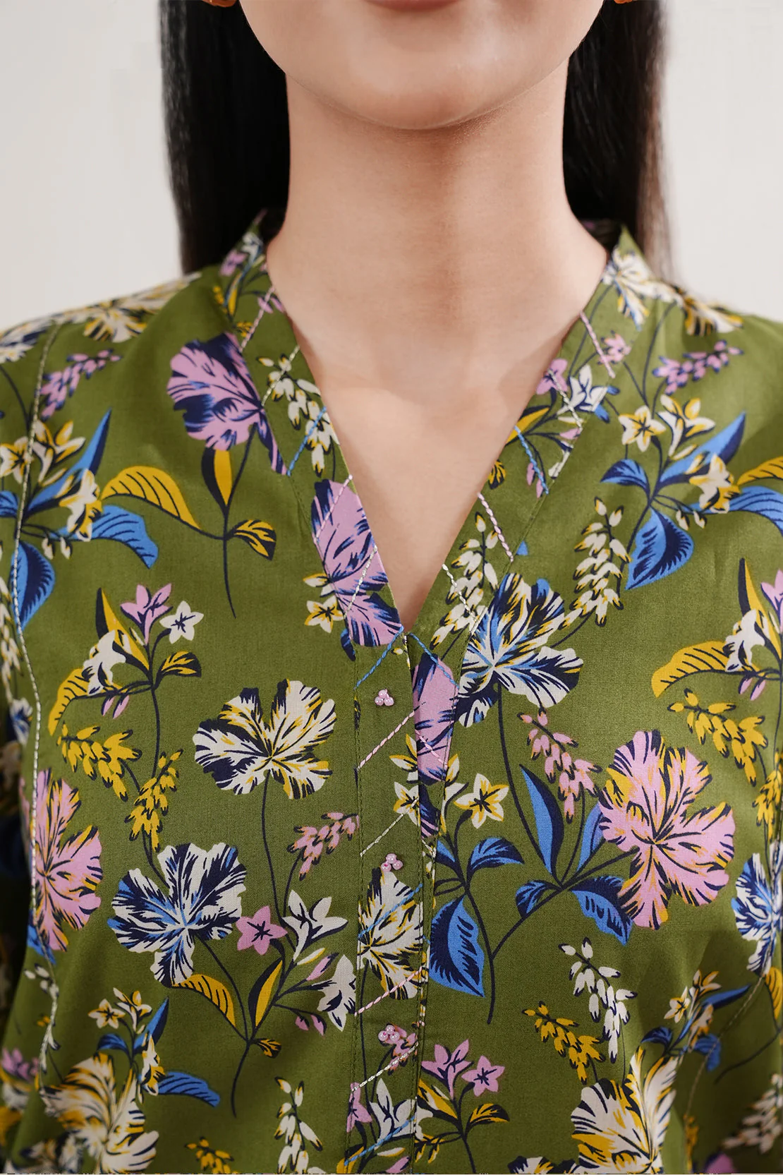 Unstitched Printed Lawn 3 Piece - Image 7