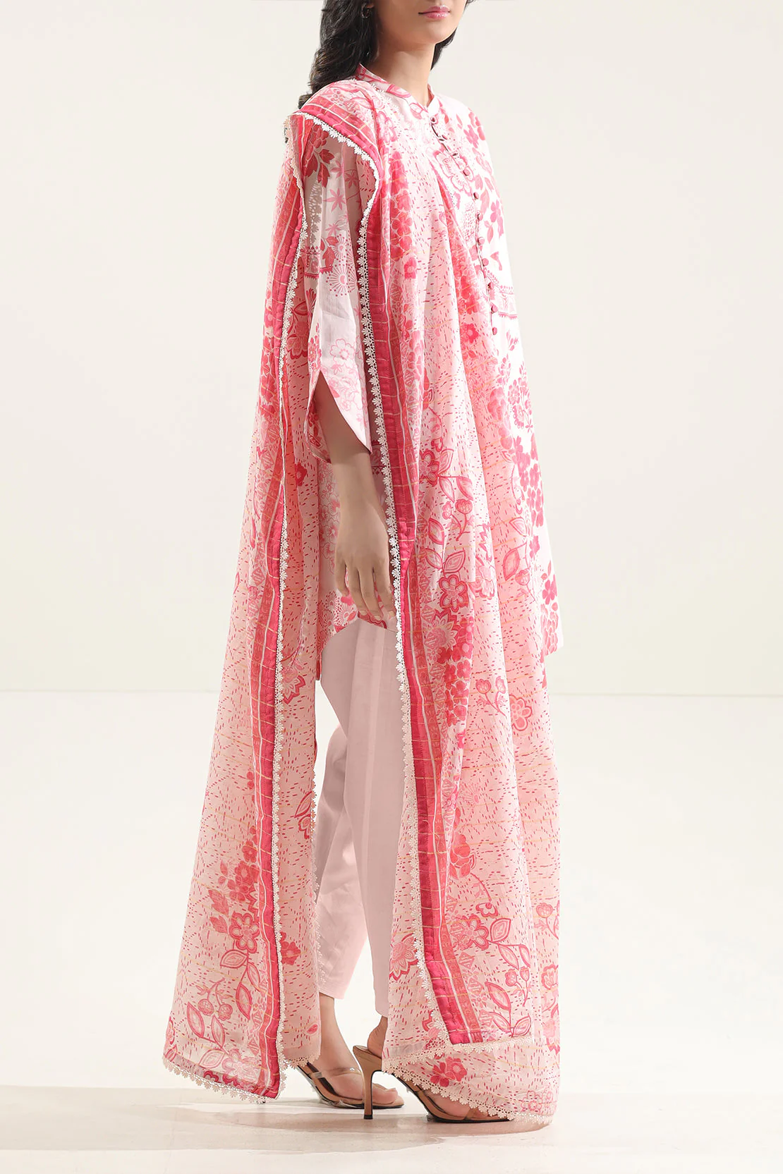 Unstitched Printed Lawn 3 Piece - Image 3