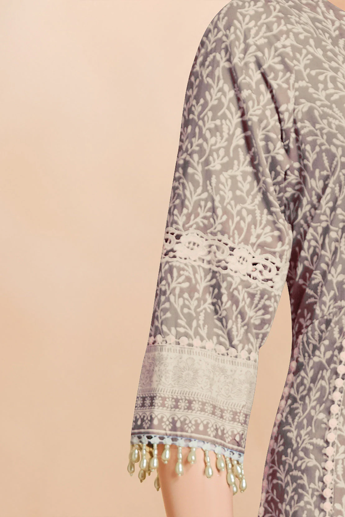 Unstitched Printed Lawn 3 Piece - Image 4