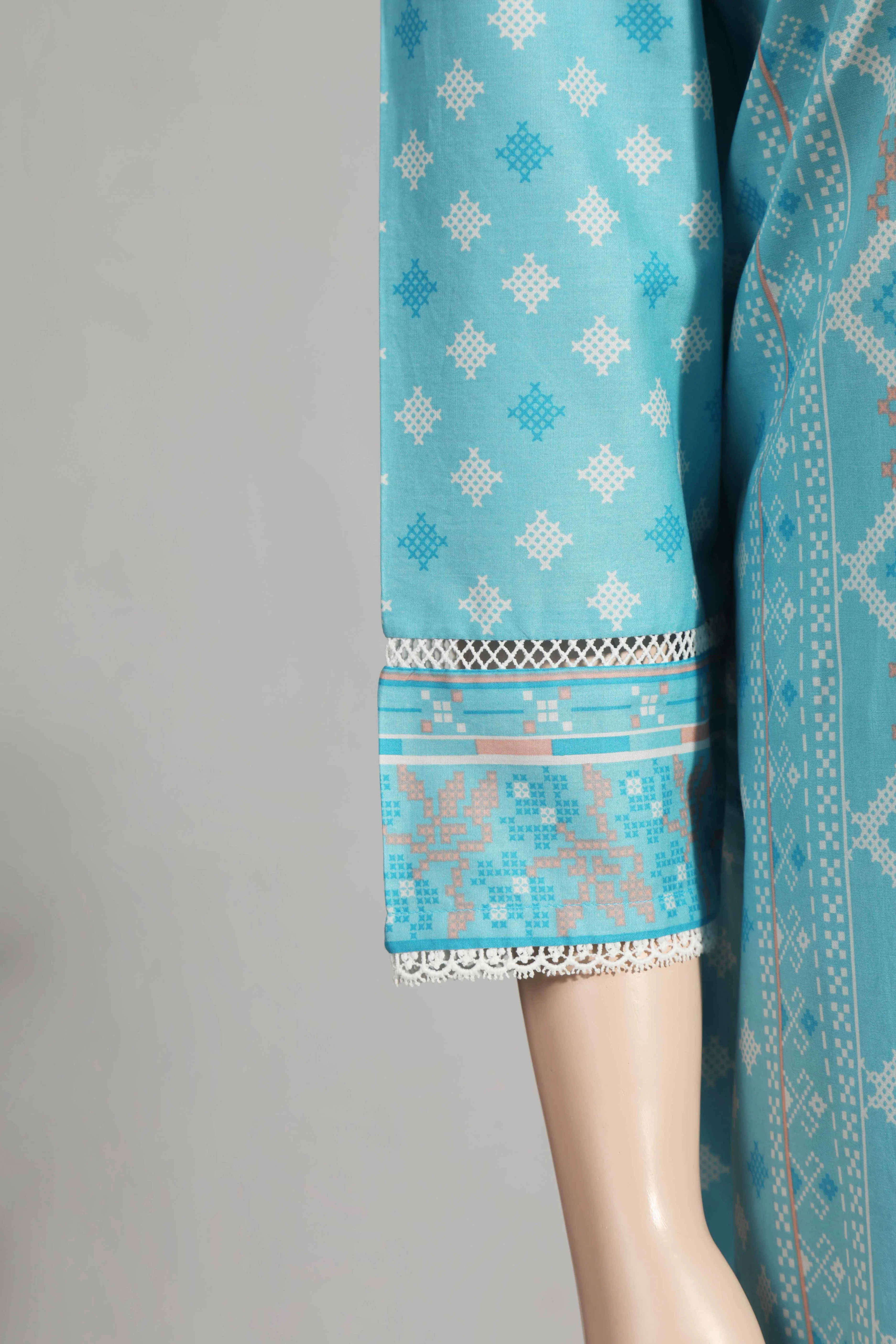 Unstitched Printed Lawn 3 Piece - Image 4