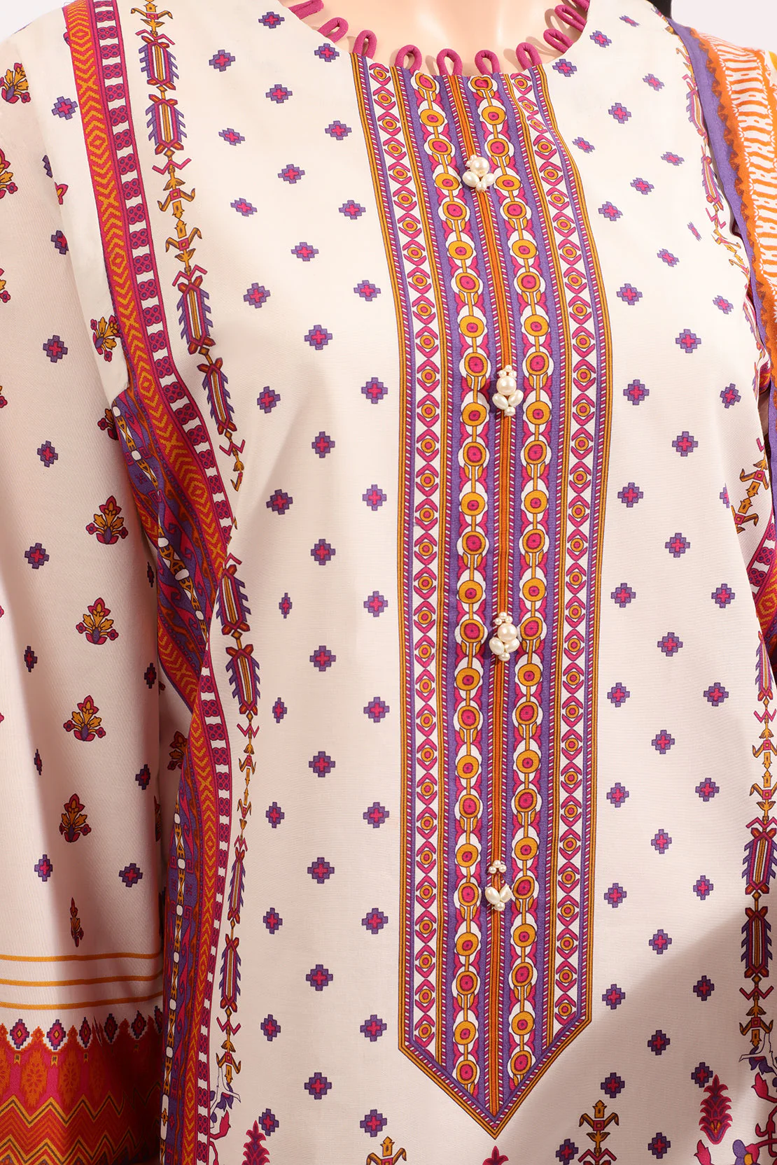 Unstitched Printed Lawn 3 Piece - Image 3