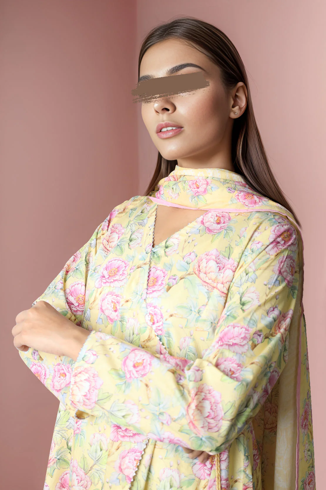 Unstitched Printed Lawn 3 Piece - Image 3