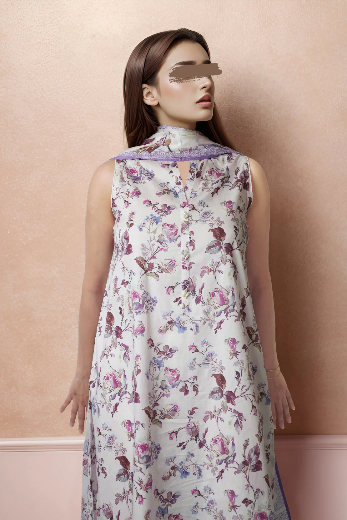 Unstitched Printed Lawn 3 Piece - Image 3