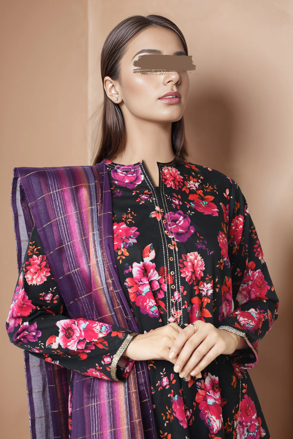 Unstitched Printed Lawn 3 Piece - Image 3