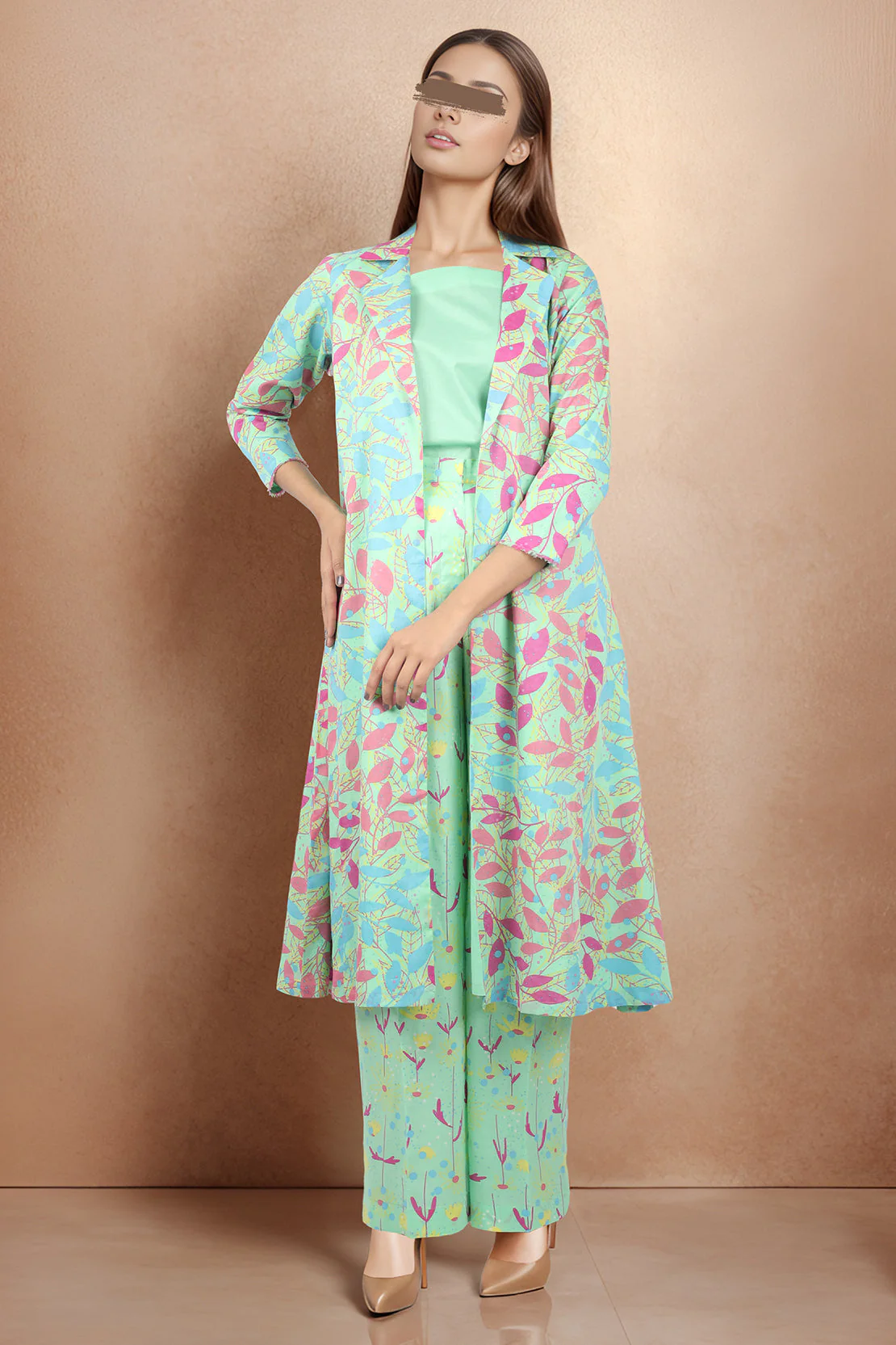 Unstitched Printed Lawn 3 Piece - Image 2