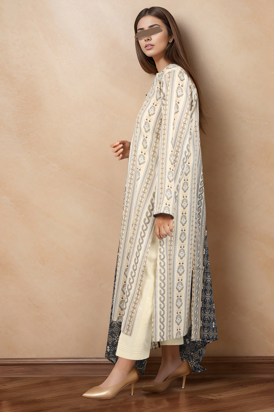 Unstitched Printed Lawn 3 Piece - Image 4