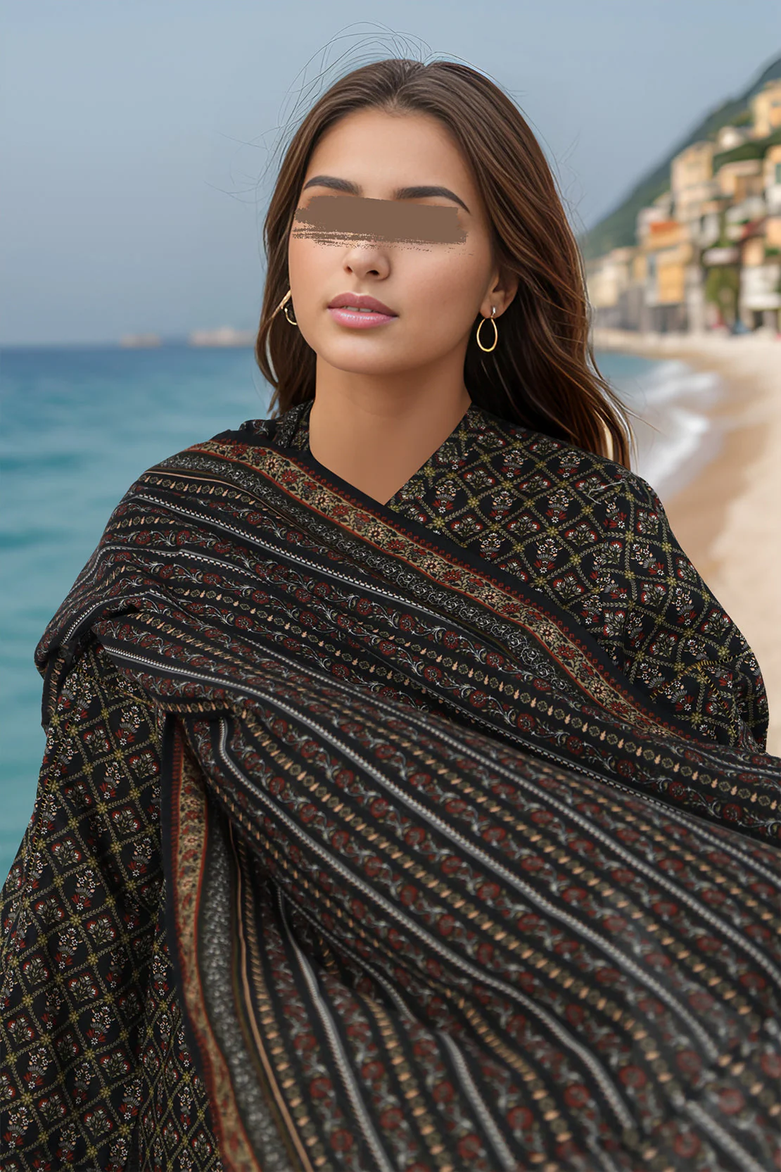 Unstitched Printed Lawn 3 Piece - Image 2