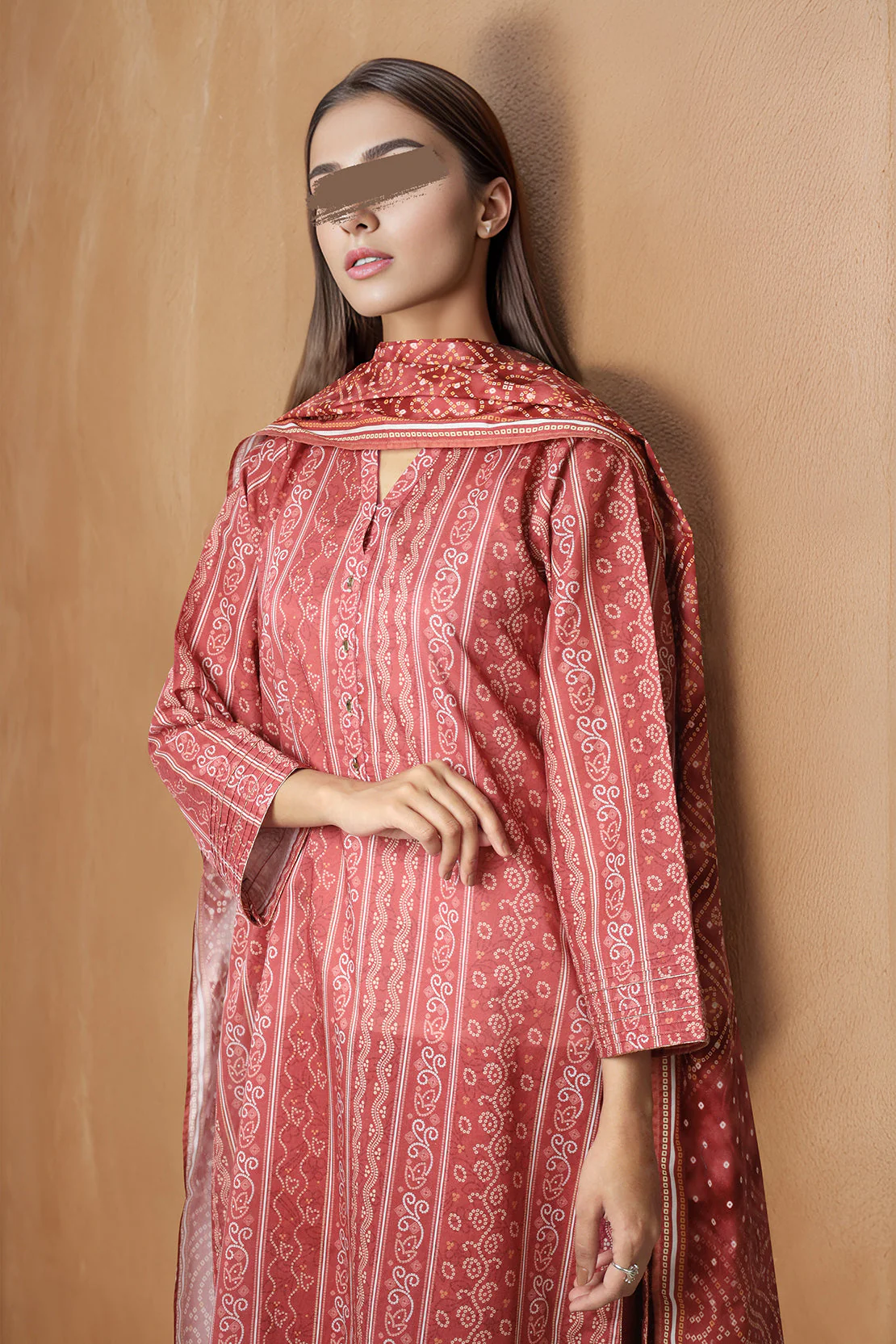 Unstitched Printed Lawn 3 Piece - Image 3