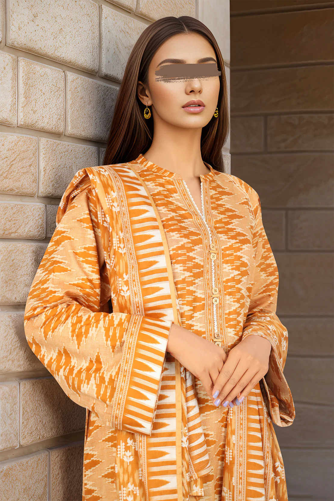 Unstitched Printed Lawn 3 Piece - Image 3