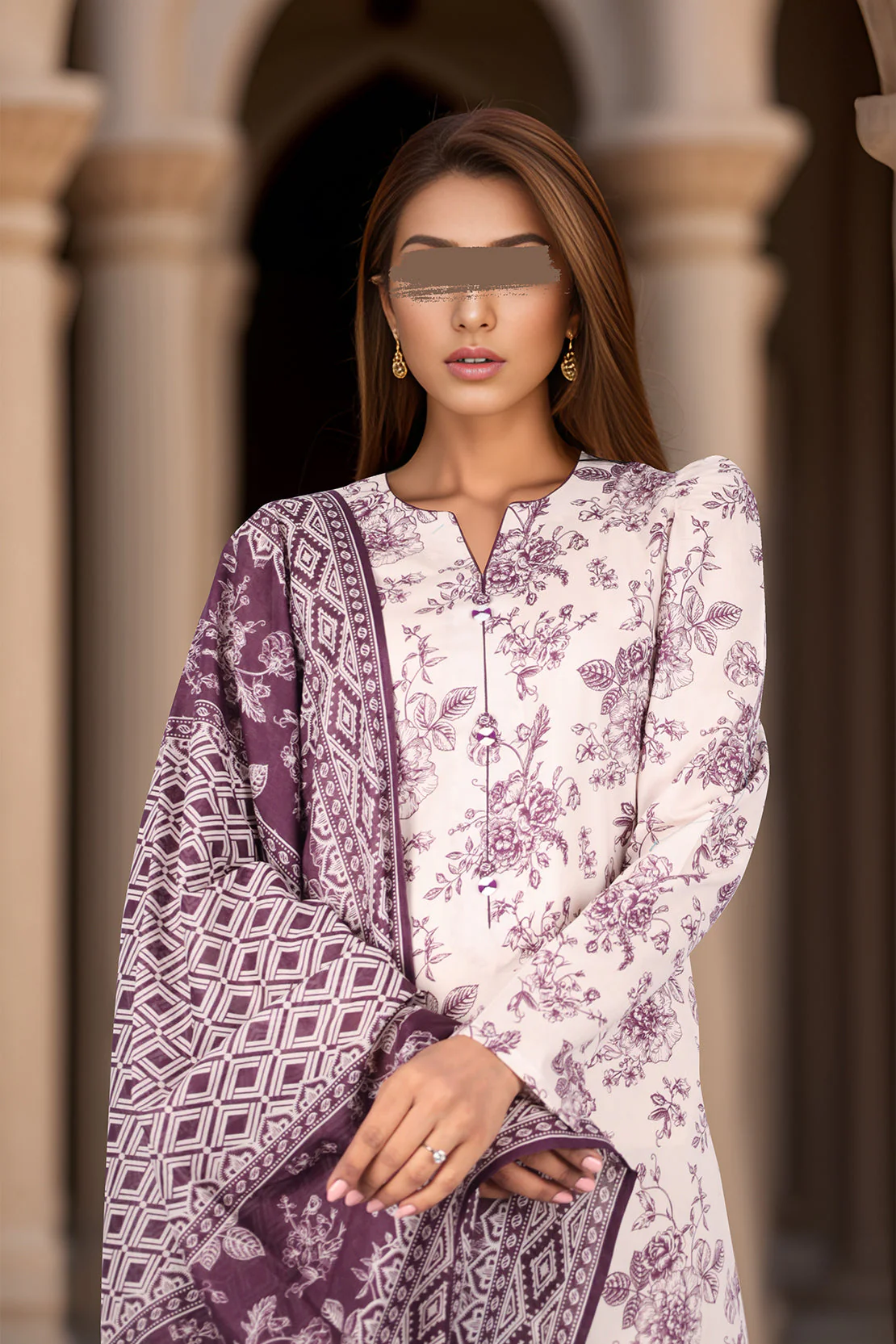 Unstitched Printed Cambric 3 Piece - Image 3