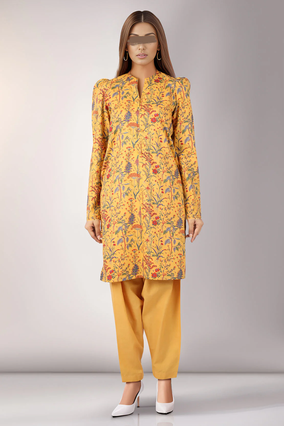 Unstitched Printed Lawn 3 Piece - Image 4