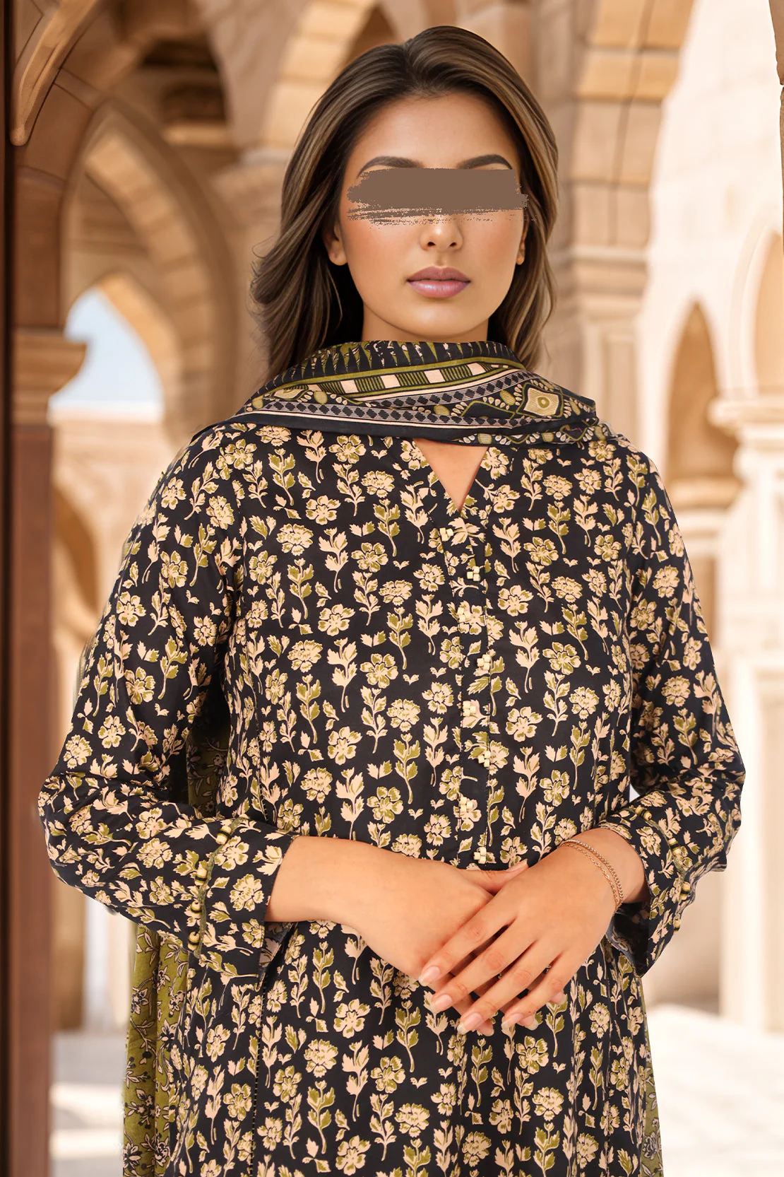 Unstitched Printed Lawn 3 Piece - Image 2