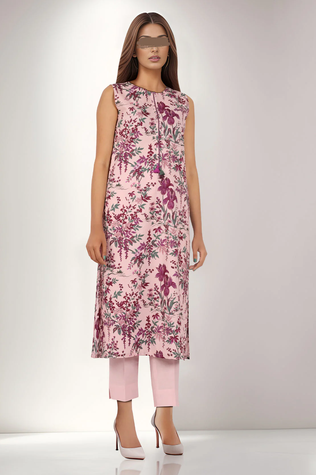 Unstitched Printed Lawn 3 Piece - Image 2