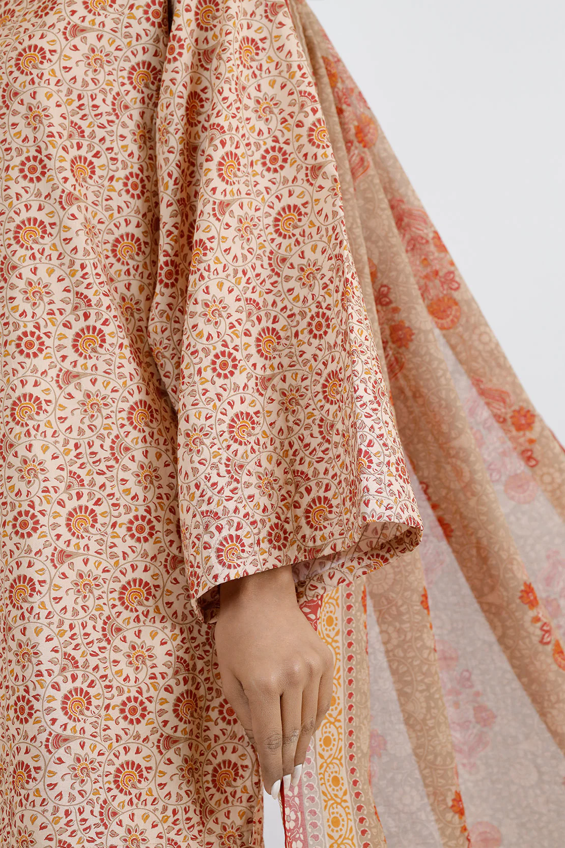Unstitched Printed Lawn 3 Piece - Image 3