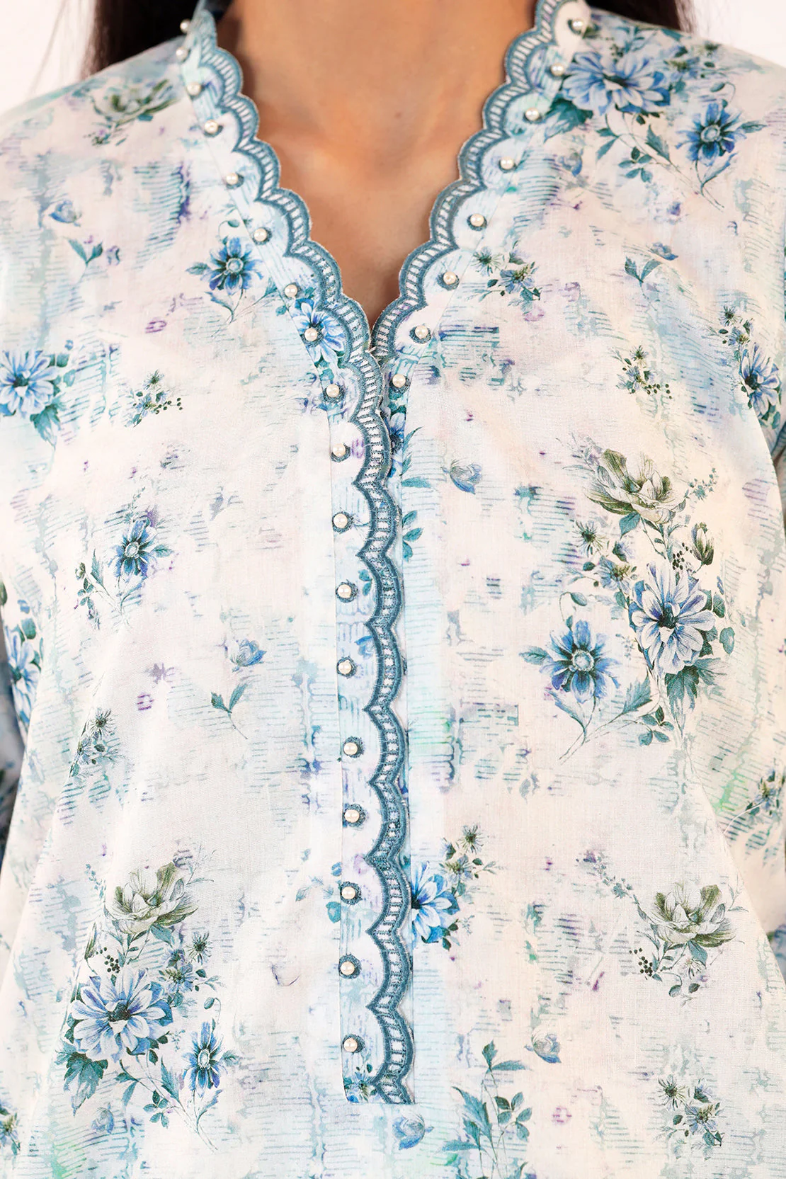 Unstitched Printed Lawn 3 Piece - Image 14