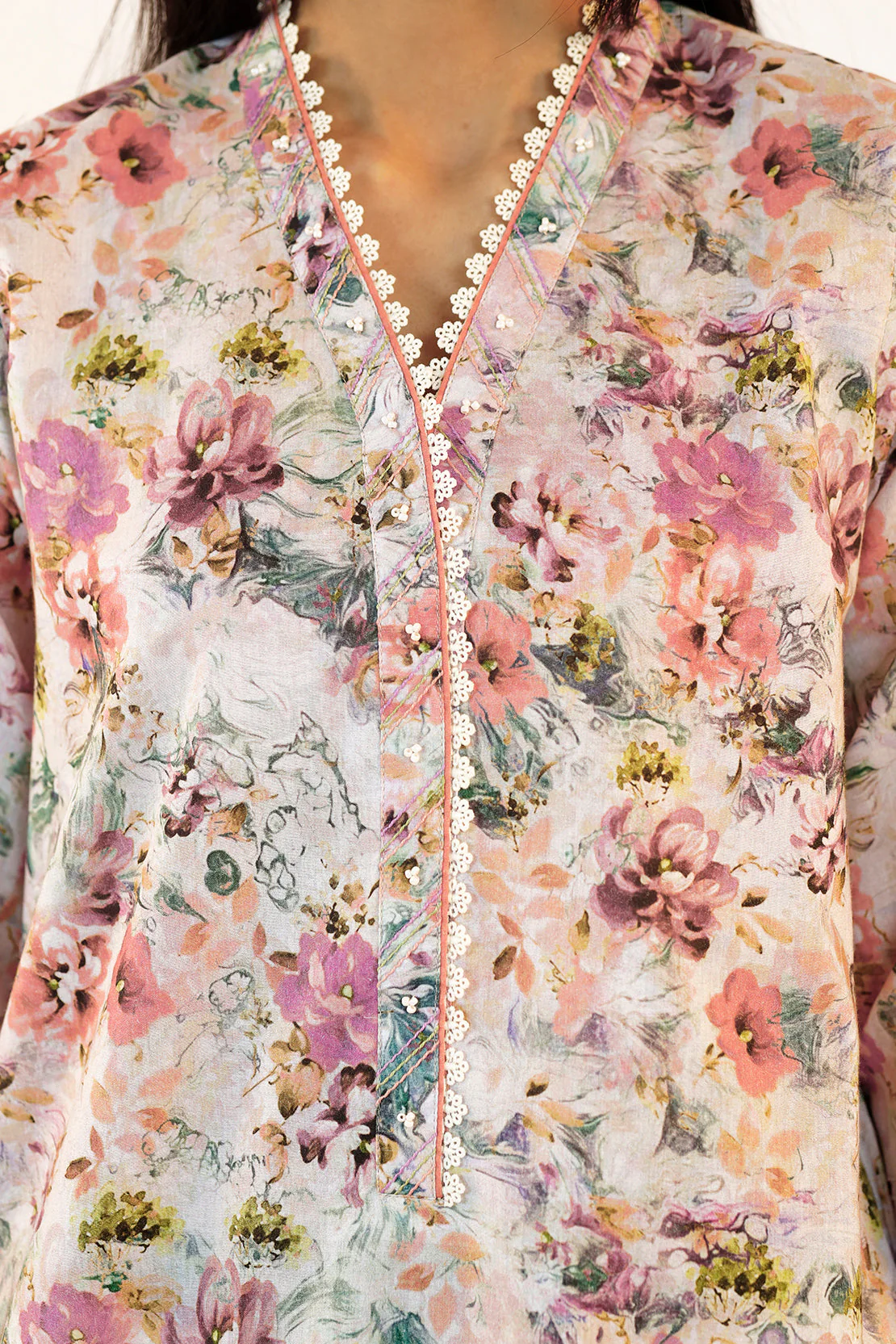 Unstitched Printed Lawn 3 Piece - Image 8