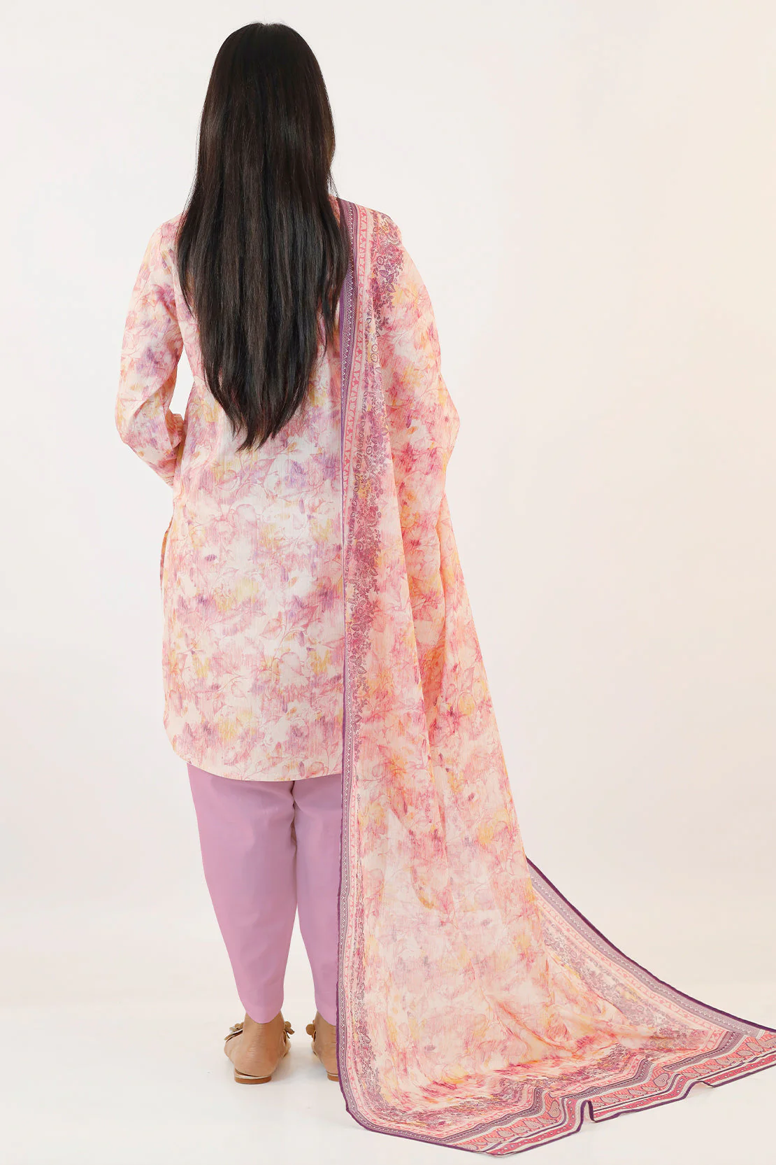 Unstitched Printed Lawn 3 Piece - Image 3