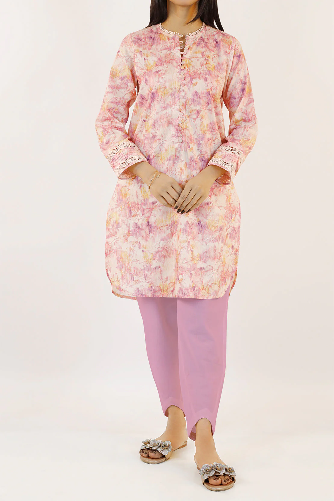 Unstitched Printed Lawn 3 Piece - Image 4