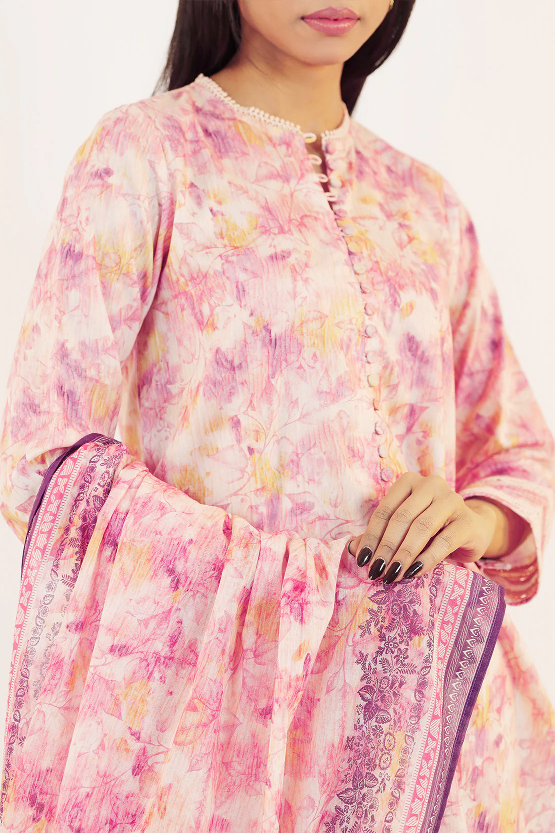 Unstitched Printed Lawn 3 Piece - Image 7