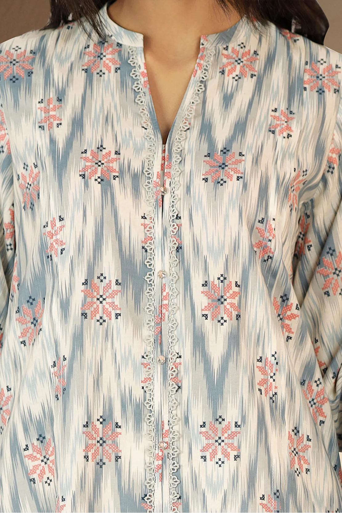 Unstitched Printed Lawn 3 Piece - Image 3