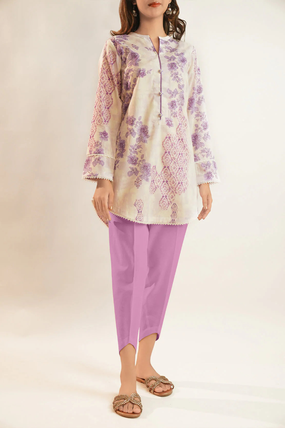Unstitched Printed Lawn 3 Piece - Image 7