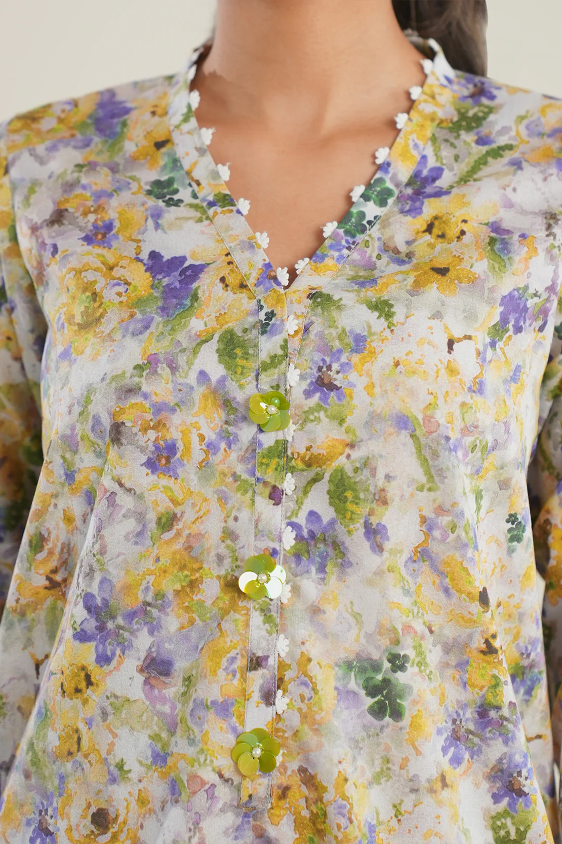Unstitched Printed Lawn 3 Piece - Image 5