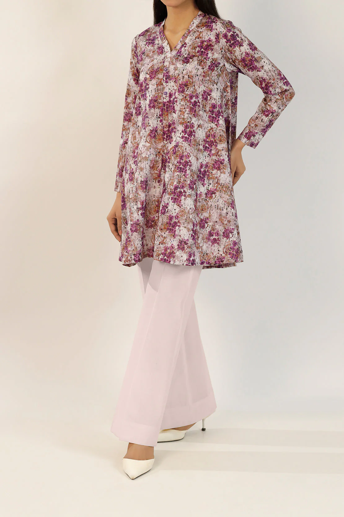 Unstitched Printed Lawn 3 Piece - Image 2