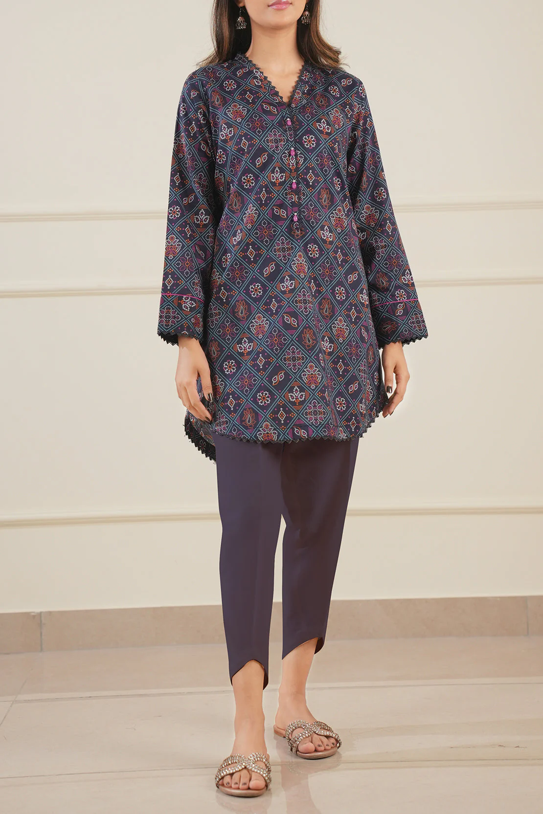 Unstitched Printed Lawn 3 Piece - Image 6