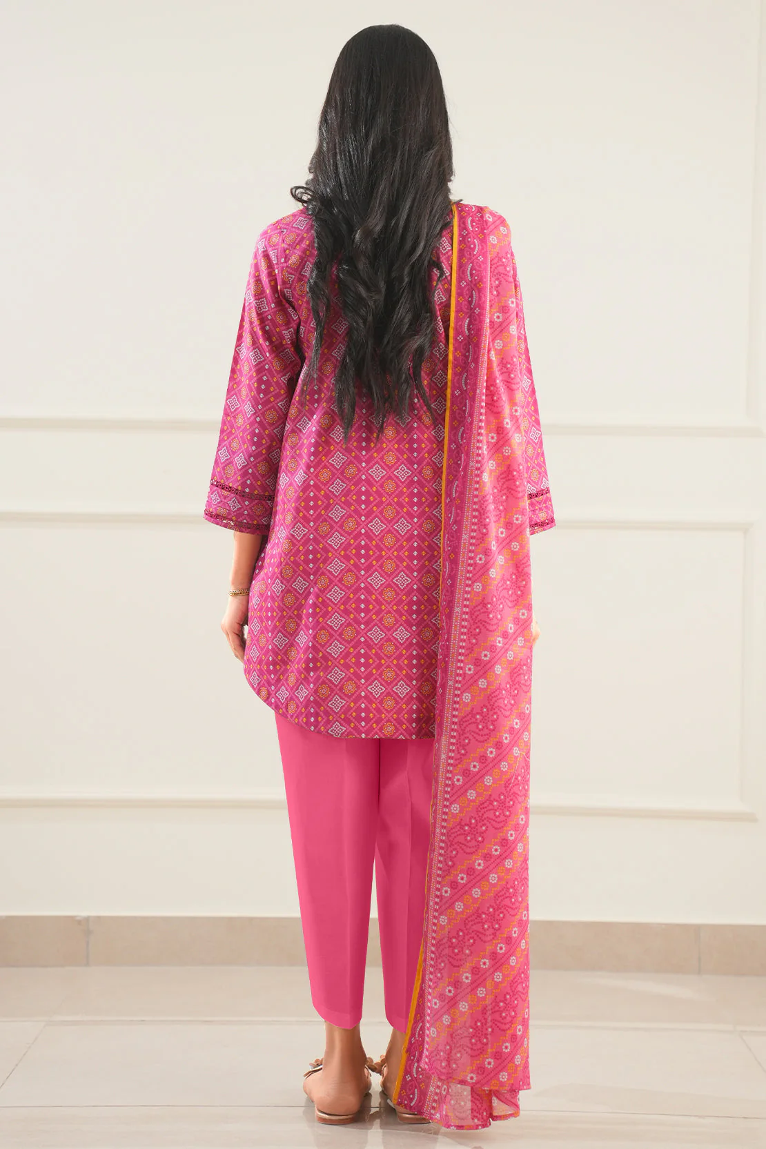 Unstitched Printed Lawn 3 Piece - Image 3