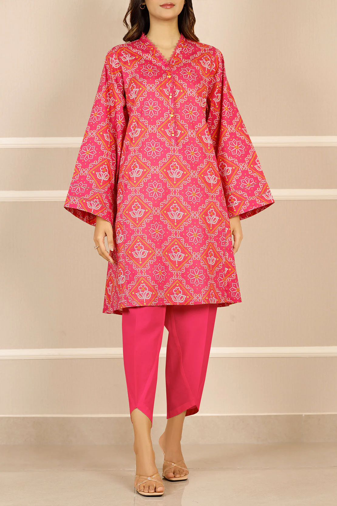 Unstitched Printed Lawn 3 Piece - Image 4