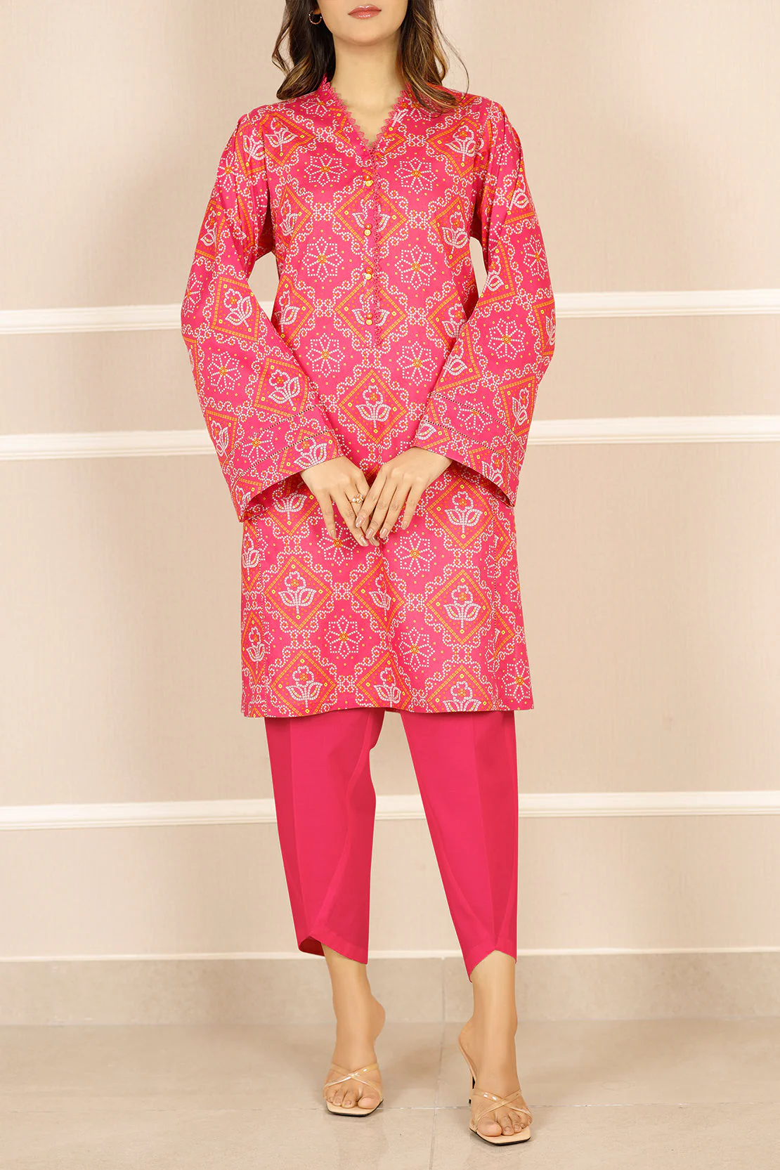 Unstitched Printed Lawn 3 Piece - Image 5