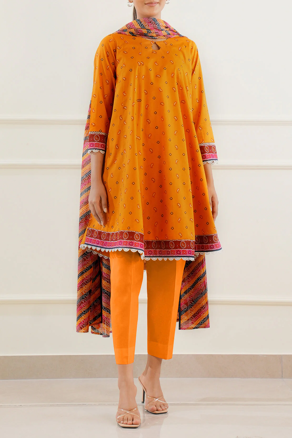 Unstitched Printed Lawn 3 Piece - Image 3