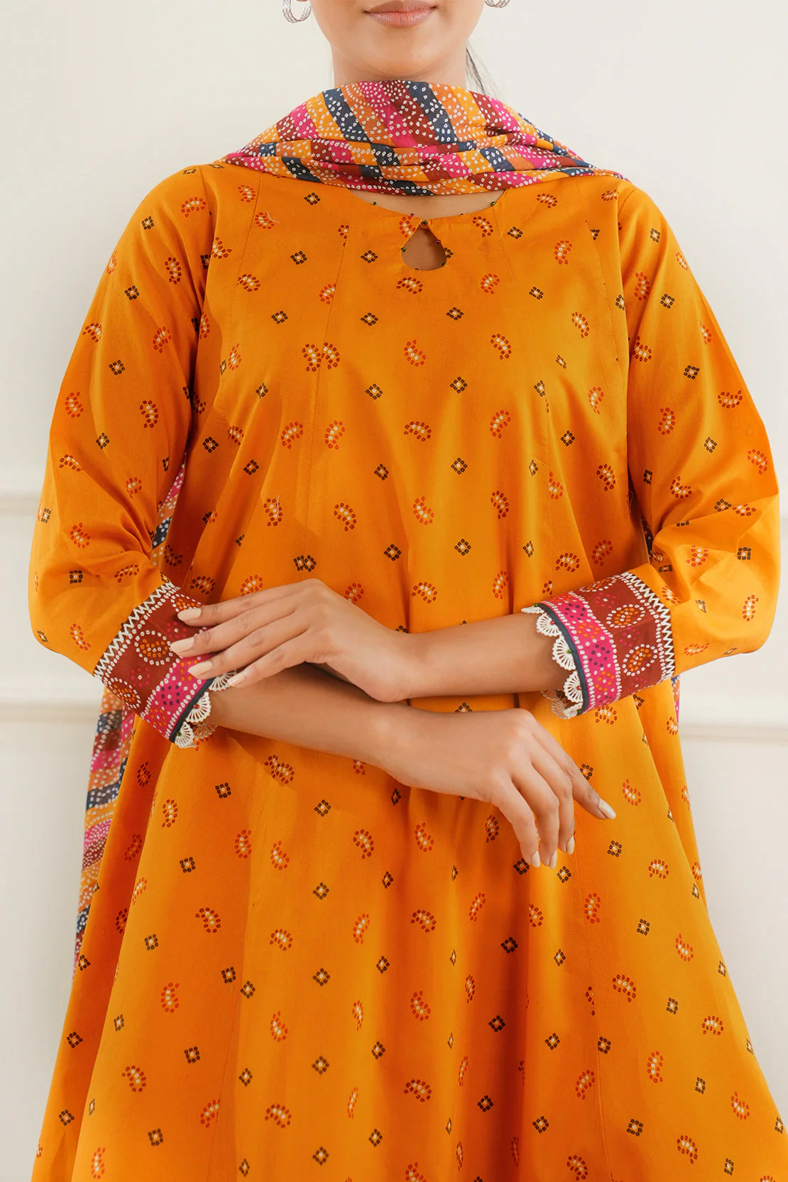 Unstitched Printed Lawn 3 Piece - Image 4