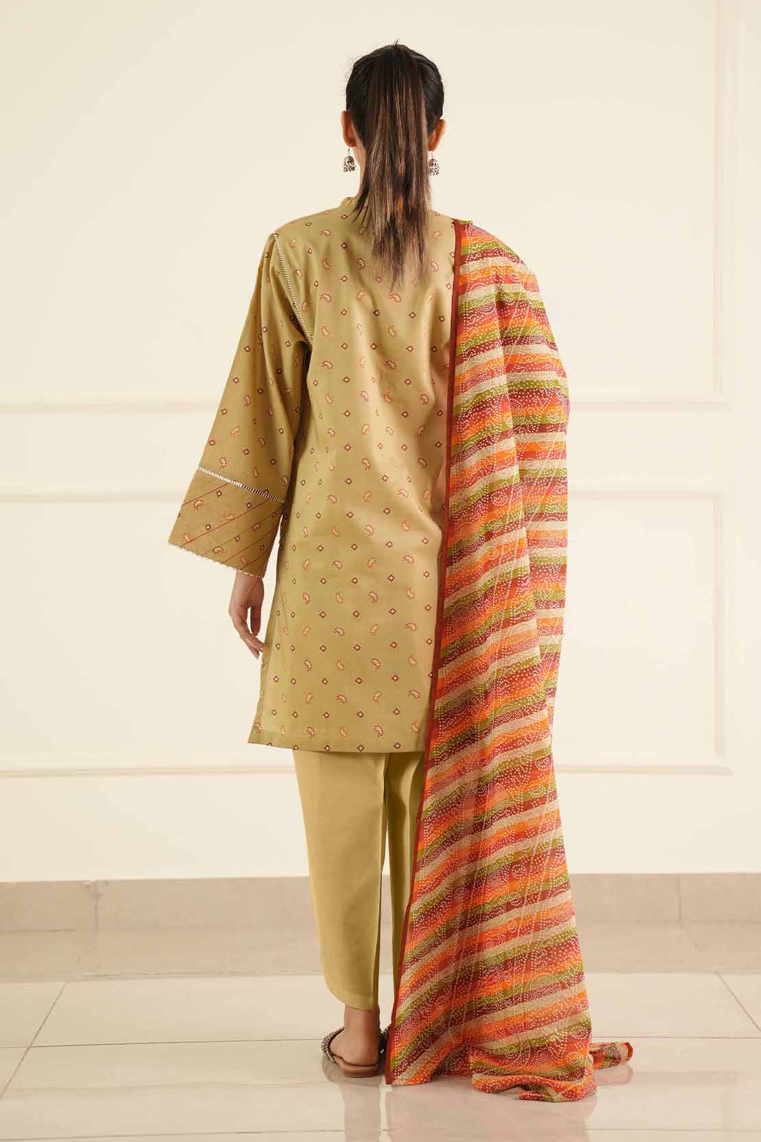 Unstitched Printed Lawn 3 Piece - Image 4