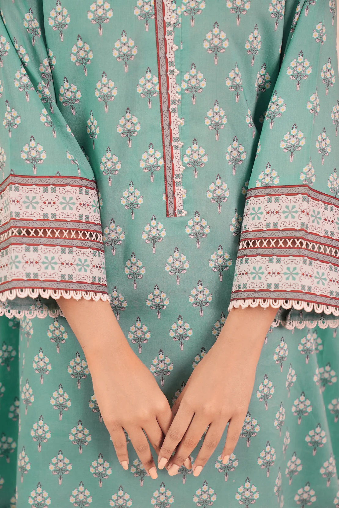 Unstitched Printed Lawn 3 Piece - Image 6