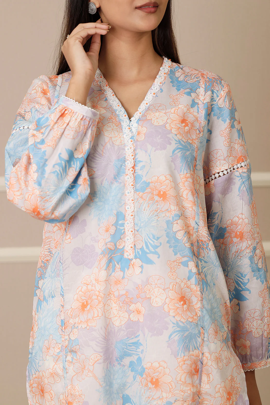 Unstitched Printed Lawn 3 Piece - Image 6
