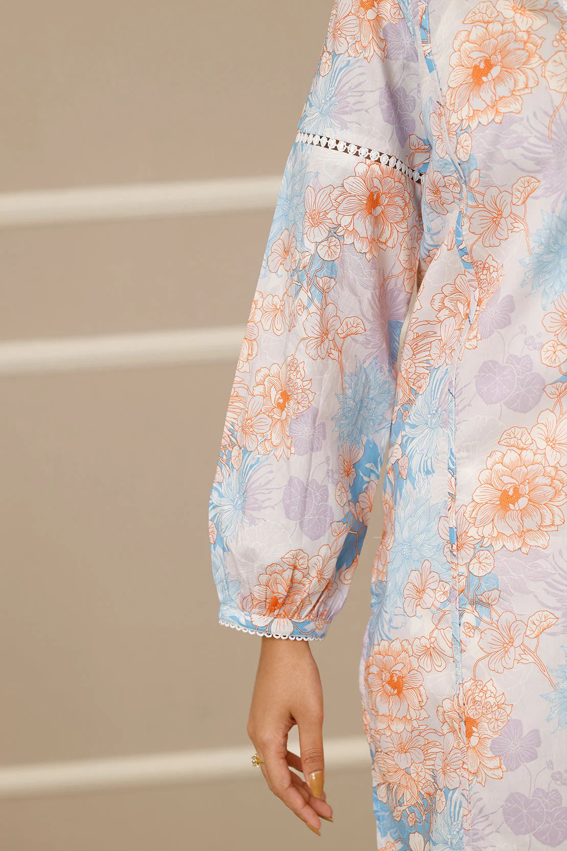 Unstitched Printed Lawn 3 Piece - Image 9