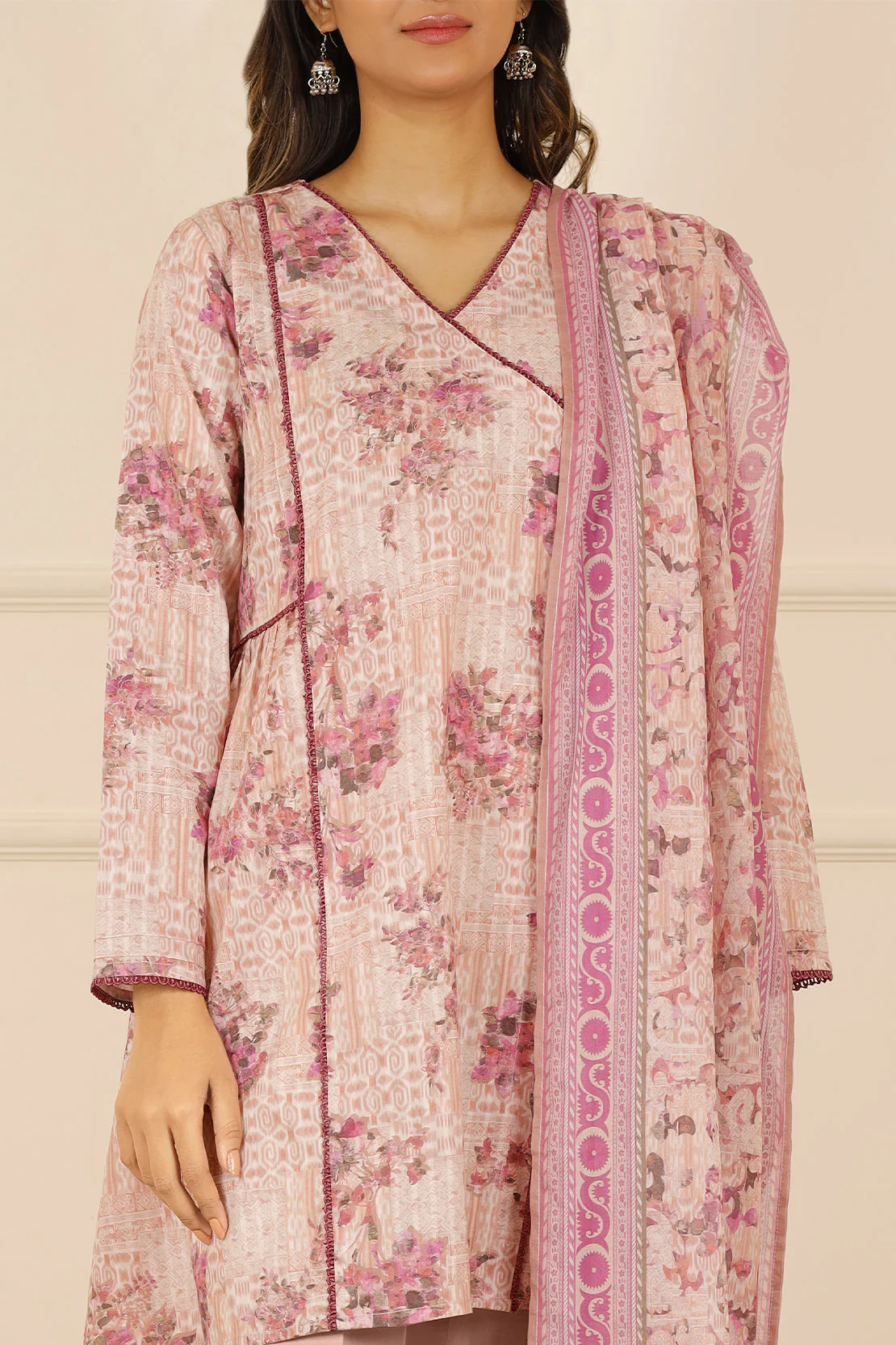 Unstitched Printed Lawn 3 Piece