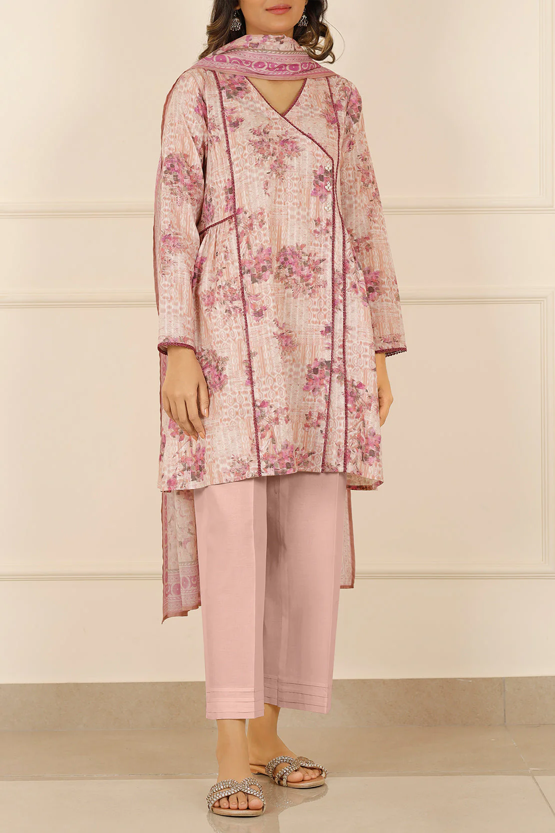 Unstitched Printed Lawn 3 Piece - Image 7
