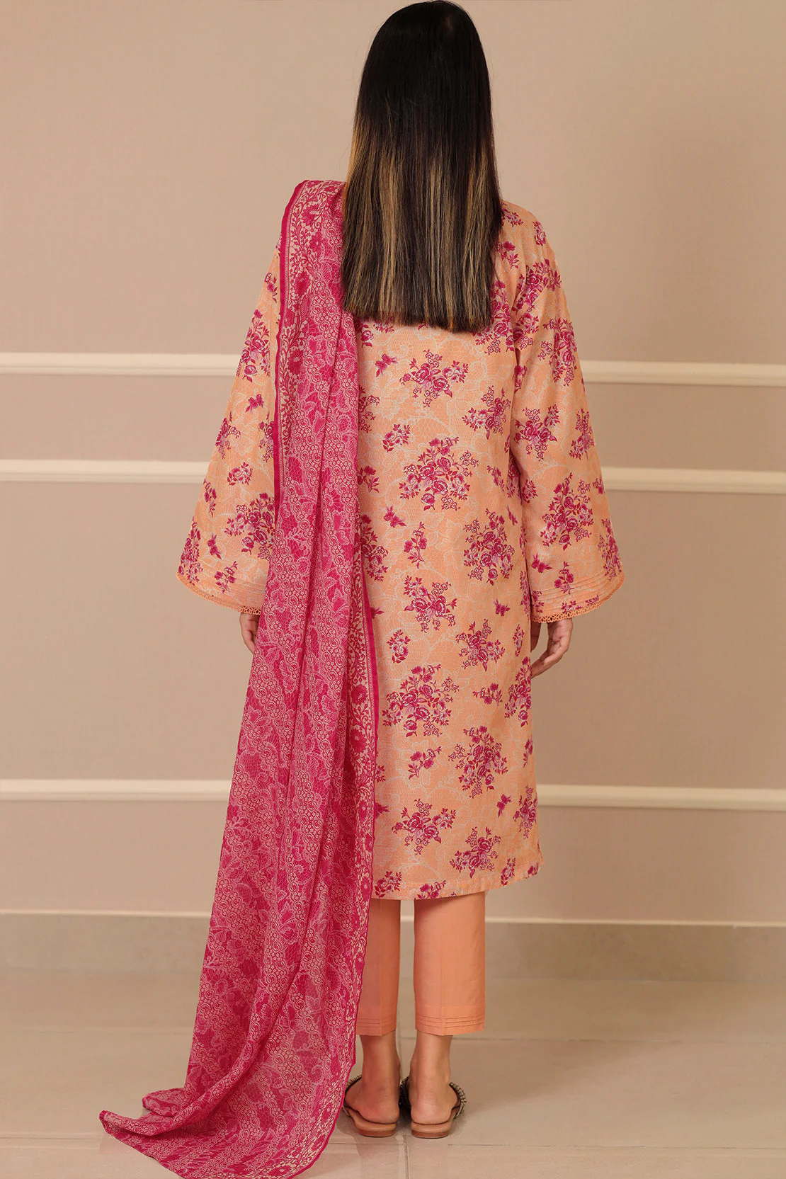 Unstitched Printed Lawn 3 Piece - Image 3