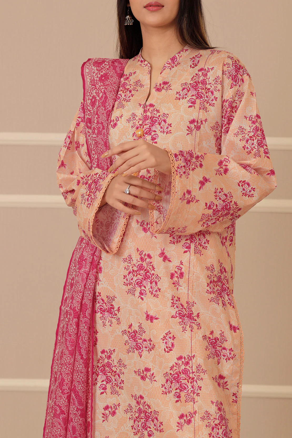 Unstitched Printed Lawn 3 Piece - Image 5