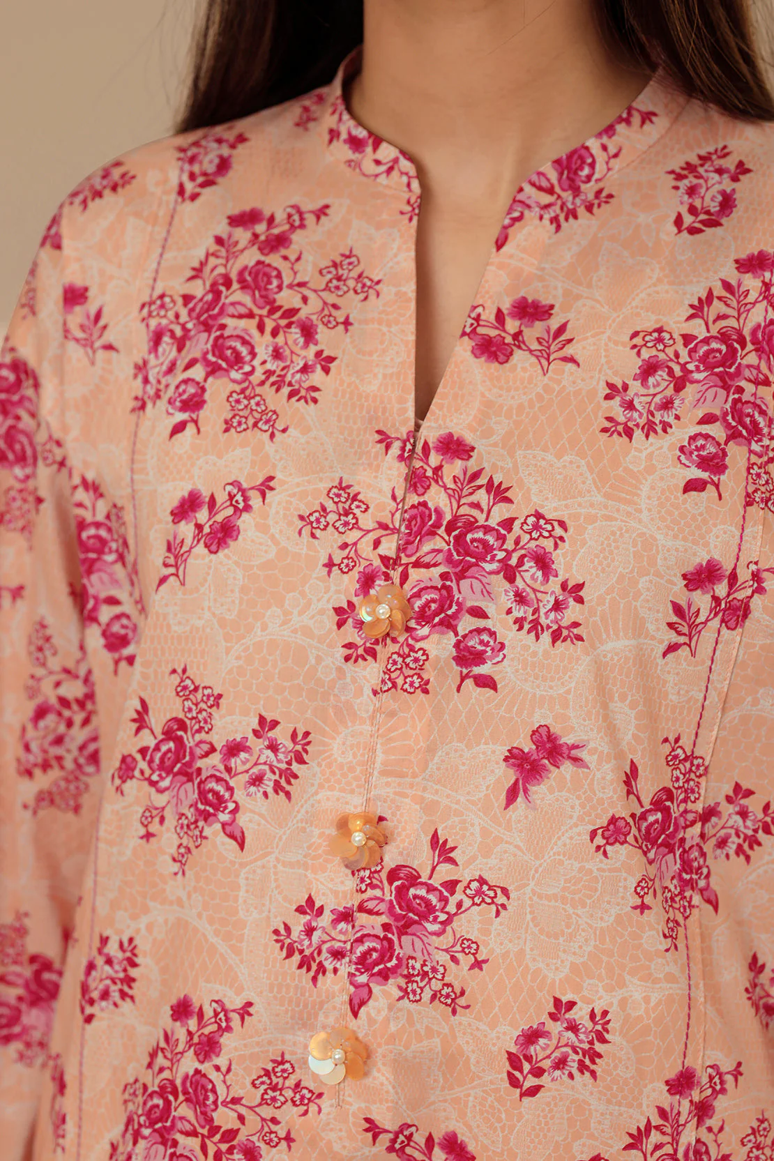 Unstitched Printed Lawn 3 Piece - Image 7