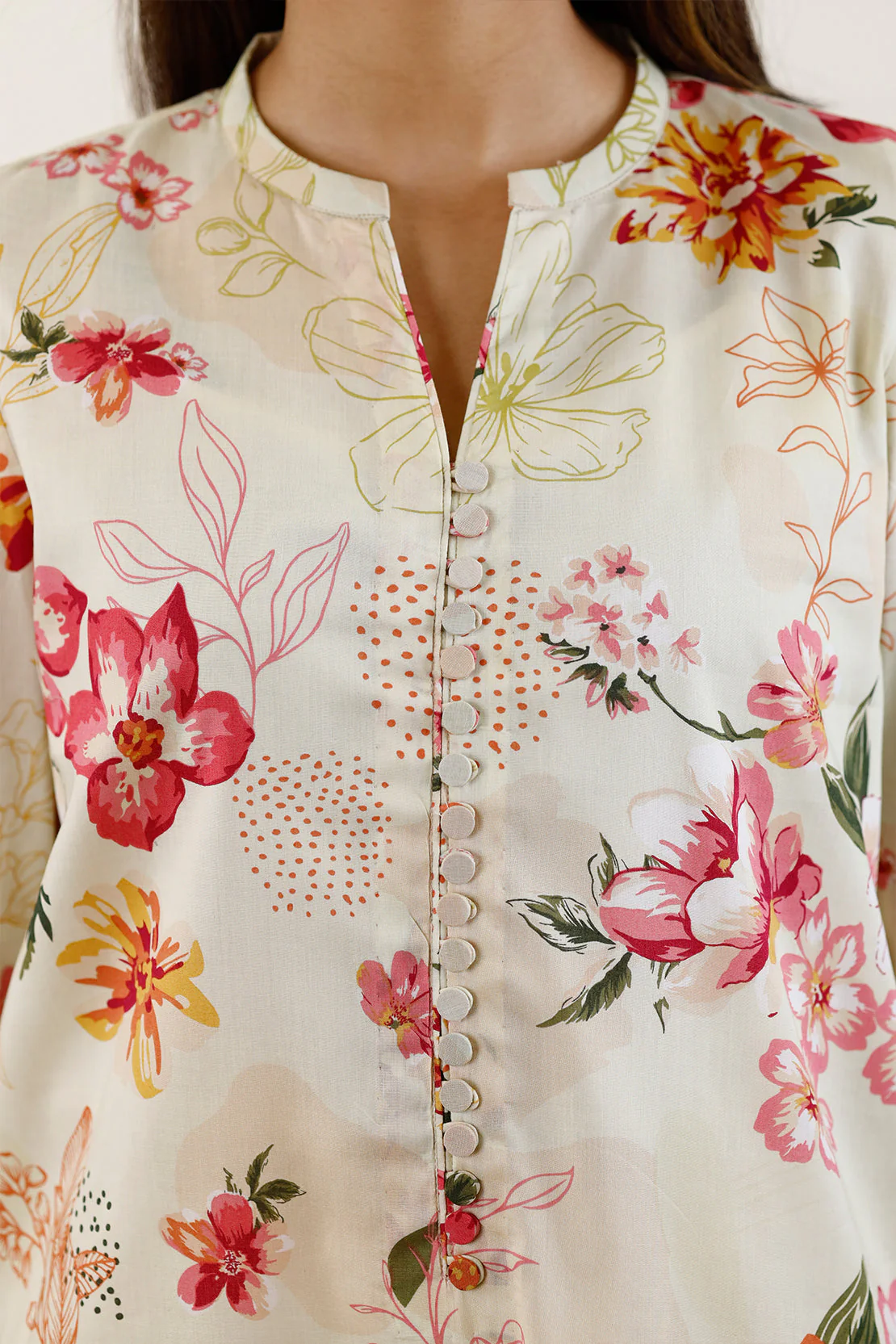 Unstitched Printed Lawn 3 Piece - Image 7