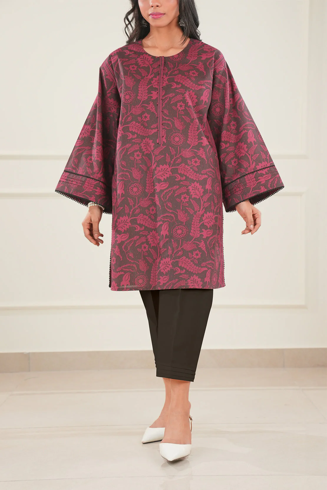 Unstitched Printed Lawn 3 Piece - Image 2