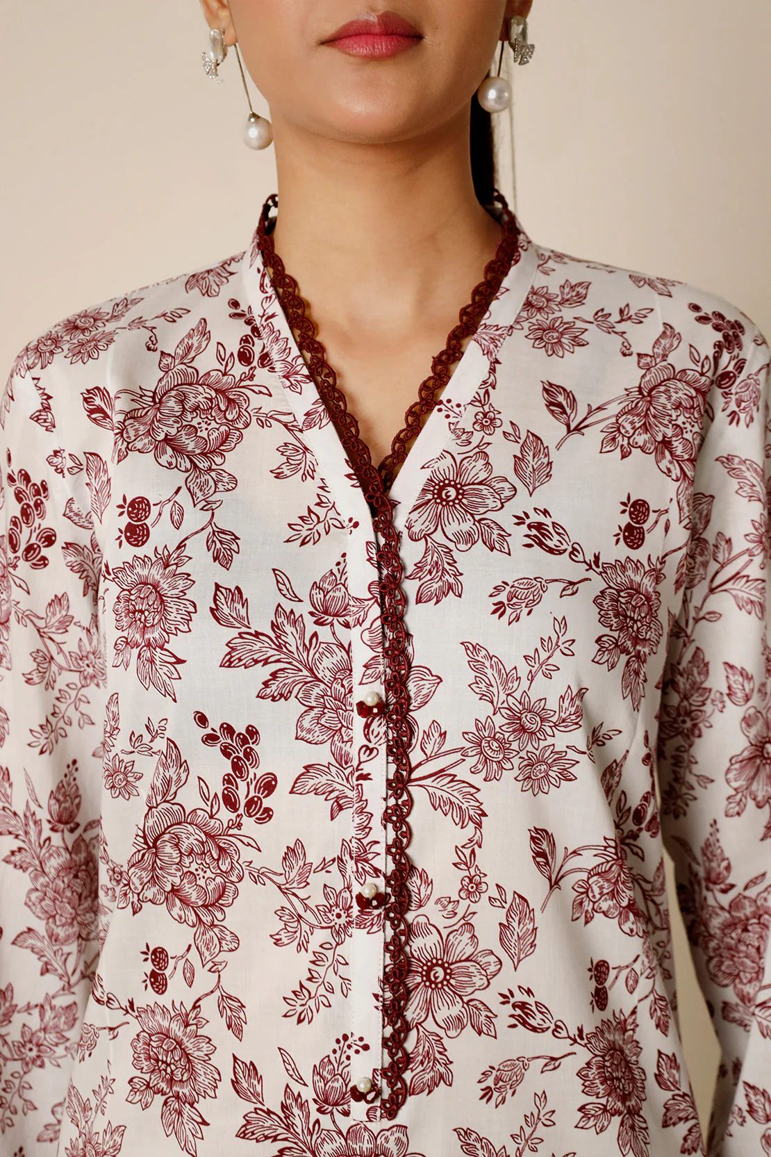 Unstitched Printed Lawn 3 Piece - Image 6