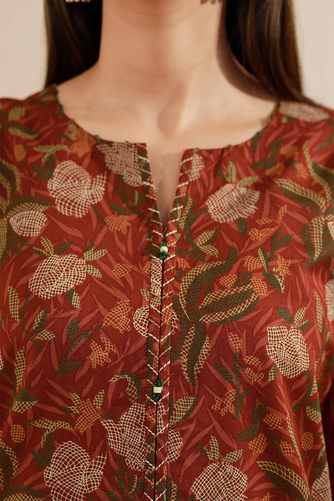 Unstitched Printed Lawn 3 Piece - Image 8
